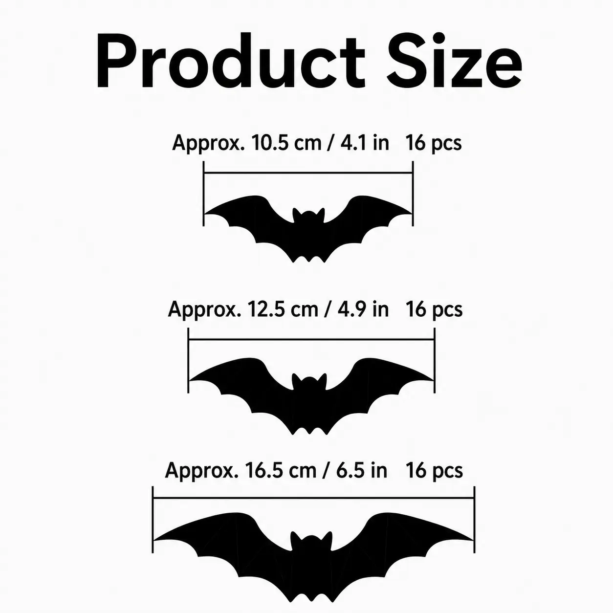 3D Bat Light LED Decorations, 12pcs/24pcs Halloween Spooky Ornaments, Bendable Wall Stickers with Smooth Bubble-Free Application, Easy Install Battery Powered Glowing Decor, Indoor Decor for Home, Party, Window, Door, Festival